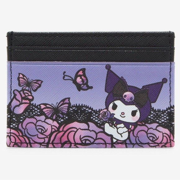 Kuromi Roses Lace Mini Backpack & Matching Cardholder Set New with Tags - Picture 8 of 9